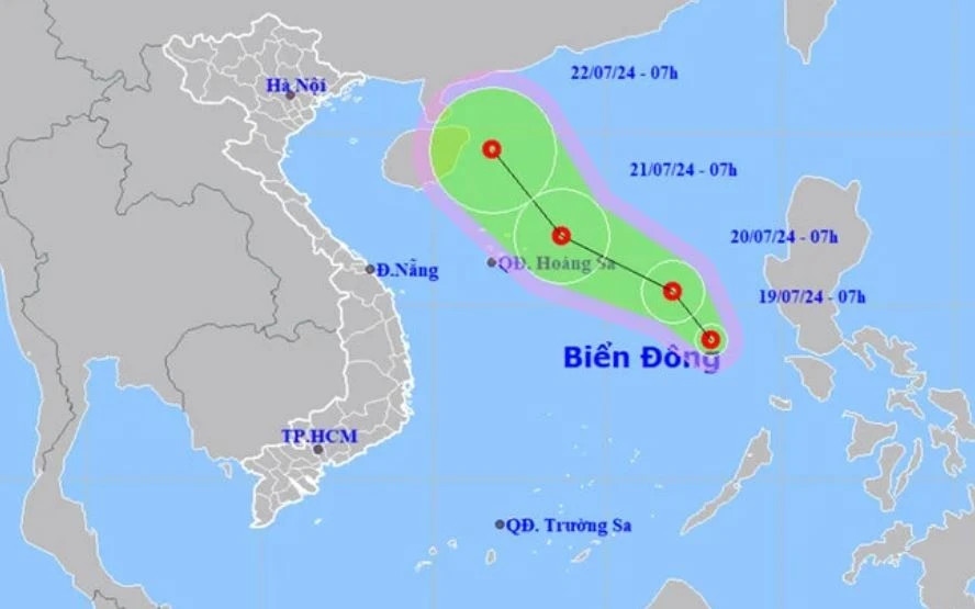 New tropical depression forms in East Sea, more rain expected